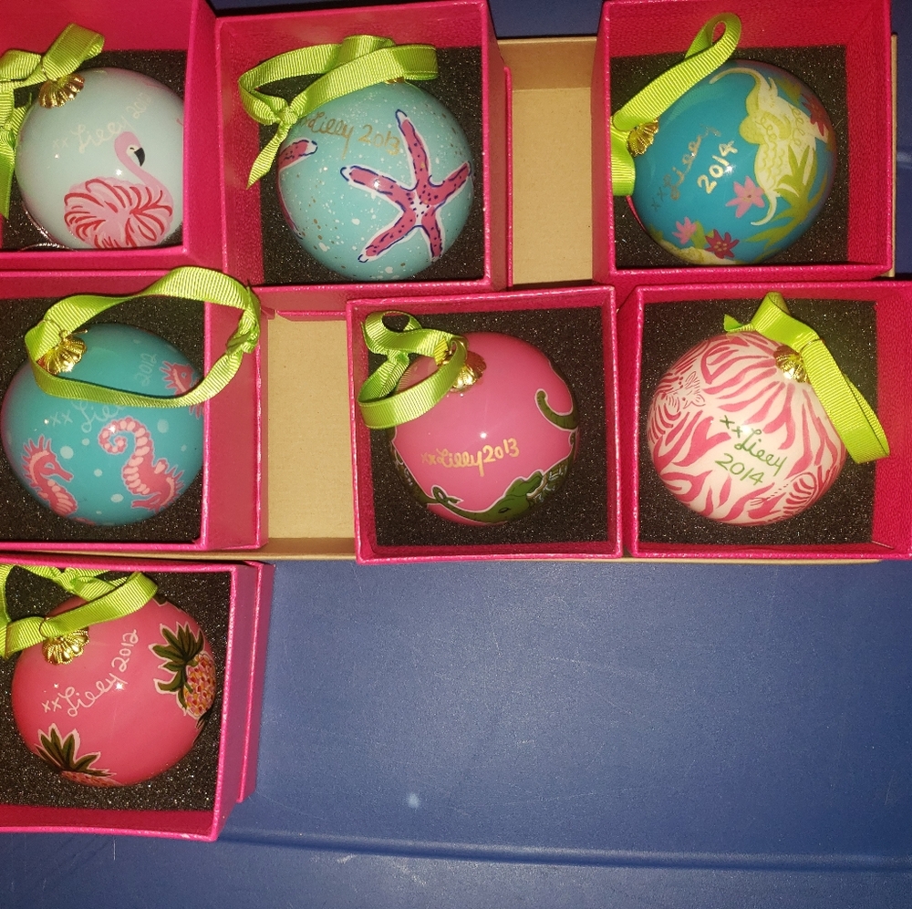 Lilly Pulitzer Christmas Ornaments